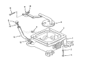 Oil Base Fill Tube And Bracket Power Plus Diagram and Parts List for R1-16O804 2000001-2999999 - 1992 Toro Lawn Tractor