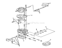 Carburetor Components Power Plus Diagram and Parts List for R1-16O804 2000001-2999999 - 1992 Toro Lawn Tractor
