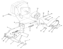 Page D Diagram and Parts List for R1-18OE01 1990 Toro Lawn Tractor