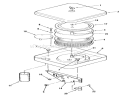 Air Cleaner Diagram and Parts List for R1-18OE02 1990 Toro Lawn Tractor