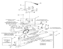 Hydraulic System Diagram and Parts List for R1-18OE02 1990 Toro Lawn Tractor