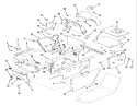 Page Z Diagram and Parts List for R1-18OE02 1990 Toro Lawn Tractor