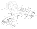 Page G Diagram and Parts List for R1-18OE02 1990 Toro Lawn Tractor