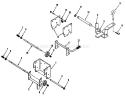 Hitches Diagram and Parts List for R1-20OE02 2000001-2999999 - 1992 Toro Lawn Tractor
