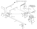 Brake & Idler Assembly (212-5) Diagram and Parts List for R2-12OE01 1000001-1999999 - 1991 Toro Lawn Tractor