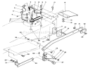Sweeper P.T.O. Assembly (212-H) Diagram and Parts List for R2-12OE02 2000001-2999999 - 1992 Toro Lawn Tractor
