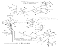 Brake And Clutch Linkage Diagram and Parts List for E2-17K502 1989 Toro Lawn Tractor