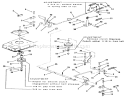 Brake And Clutch Linkage Diagram and Parts List for R2-17K502 1990 Toro Lawn Tractor