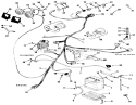 Electrical System Diagram and Parts List for R2-17K502 1990 Toro Lawn Tractor