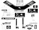 Section 11-Decals And Miscellaneous Diagram and Parts List for R3-10B402 1991 Toro Lawn Tractor