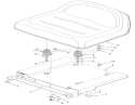 Section 11-Seat And Suspension Diagram and Parts List for R3-10B402 1991 Toro Lawn Tractor