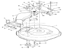 Mower Deck & Front Mount Diagram and Parts List for R3-10B404 3900001-3999999 - 1993 Toro Lawn Tractor