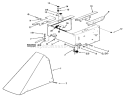 Sheet Metal Assembly Diagram and Parts List for R3-10B404 3900001-3999999 - 1993 Toro Lawn Tractor