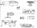 Page C Diagram and Parts List for R3-10B404 3900001-3999999 - 1993 Toro Lawn Tractor