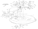 Mower Deck And Front Mount Diagram and Parts List for R3-10B401 1990 Toro Lawn Tractor