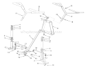 Front Axle And Steering Diagram and Parts List for R3-10B401 1990 Toro Lawn Tractor
