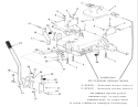 Mechanical Transmission Diagram and Parts List for R3-10B401 1990 Toro Lawn Tractor