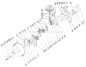 Rr-46 Transmission No. 5050 Parts List Diagram and Parts List for RR-46 1966 Toro Lawn Tractor