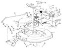 Part Location Diagram of 78-8321 Toro Wldmt-Lift Lever R