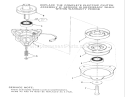 Engine Pulley And Pto Clutch Diagram and Parts List for R2-12B501 1990 Toro Lawn Tractor
