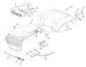 Page M Diagram and Parts List for S2-12K501 1989 Toro Lawn Tractor