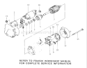 Electric Starter Diagram and Parts List for S2-12K501 1989 Toro Lawn Tractor