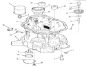 Oil Base And Oil Pump-612-Z Diagram and Parts List for Y1-12OE01 1990 Toro Lawn Tractor