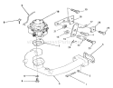 Section 9-Carburetor Components Diagram and Parts List for Y1-16OE01 1989 Toro Lawn Tractor