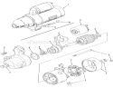 Section 10-Starter Diagram and Parts List for Y1-16OE01 1989 Toro Lawn Tractor