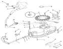 Gearcase And Ignition-616-Z Diagram and Parts List for Y1-16OE02 1990 Toro Lawn Tractor
