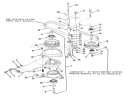 Pto Electric Clutch And Drive Diagram and Parts List for Y1-12OE01 1990 Toro Lawn Tractor