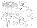 Covers, Fuel Pump, Coil, Regulator & Governor Linkage-616-Z Diagram and Parts List for Y1-16OE02 1990 Toro Lawn Tractor
