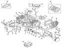 Engine Cylinder Block-616-Z Diagram and Parts List for Y1-16OE02 1990 Toro Lawn Tractor