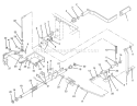 Parking Brake Assembly Diagram and Parts List for Y1-16OEE4 2000001-2999999 - 1992 Toro Lawn Tractor