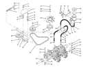 Transmission & Drive System Assembly Diagram and Parts List for Y1-16OEE4 2000001-2999999 - 1992 Toro Lawn Tractor