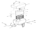 Air Cleaner-612-Z Diagram and Parts List for Y1-12OE02 1000001-1999999 - 1991 Toro Lawn Tractor