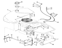 Engine And Fuel Systems Diagram and Parts List for Y1-12OE02 1000001-1999999 - 1991 Toro Lawn Tractor