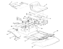 Fenders, Floor Pan And Seat Diagram and Parts List for Y1-12OE02 1000001-1999999 - 1991 Toro Lawn Tractor