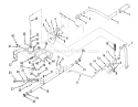 Parking Brake Diagram and Parts List for Y1-12OE02 1000001-1999999 - 1991 Toro Lawn Tractor