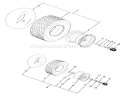 Wheels And Tires Diagram and Parts List for Y1-12OE02 1000001-1999999 - 1991 Toro Lawn Tractor