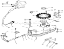 Gearcase & Ignition Assembly Diagram and Parts List for Y1-20OE03 2000001-2999999 - 1992 Toro Lawn Tractor