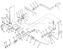 Parking Brake Assembly Diagram and Parts List for Y1-20OE03 2000001-2999999 - 1992 Toro Lawn Tractor