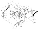 Transmission Controls Assembly Diagram and Parts List for Y1-20OE03 2000001-2999999 - 1992 Toro Lawn Tractor