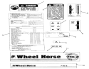 Decals Diagram and Parts List for Z1-18KE01 1986 Toro Lawn Tractor