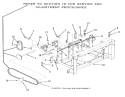 Transmission Drive Diagram and Parts List for Z1-18KE01 1986 Toro Lawn Tractor