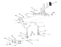 Parking Brake Diagram and Parts List for Z1-18KE02 1987 Toro Lawn Tractor