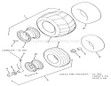 Section 2-Wheels And Tires Diagram and Parts List for Z1-24OE01 1988 Toro Lawn Tractor