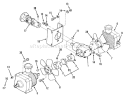 Page U Diagram and Parts List for Z1-24OE03 1990 Toro Lawn Tractor