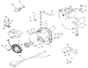 Gearcase And Ignition Controls Diagram and Parts List for Z1-24OE04 1000001-1999999 - 1991 Toro Lawn Tractor