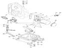 Oil System Diagram and Parts List for Z1-24OE04 1000001-1999999 - 1991 Toro Lawn Tractor